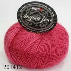 Пряжа Seam Angora fine Сеам Ангора фине, 50% мохер 50% нейлон, 50 г, 300 м, 1 моток.
