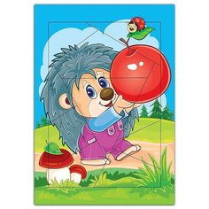 Рамка-вкладыш Дрофа-Медиа Ёжик (3819), 10 дет., 28.5х20х0.3 см