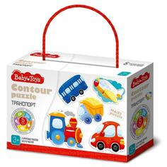 Пазл Baby Toys Транспорт, 4118, 18 дет., 6х17х15 см, мультиколор