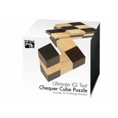 Головоломка Professor Puzzle Ultimate IQ Test Chequer Cube Puzzle коричневый