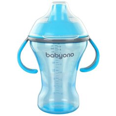 Поильник-непроливайка BabyOno 1457, 260 мл голубой