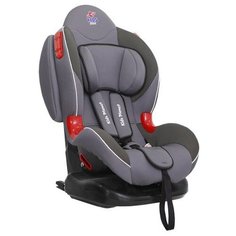 Автокресло группа 1/2 (9-25 кг) Kids Planet Atlas isofix, серый карбон