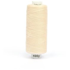 Нитки бытовые IDEAL 40/2 366м 100% п/э, цв.101 экрю