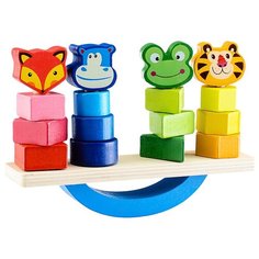 Пирамидка "Животные" Щепочка