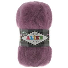 Пряжа для вязания Alize "Mohair Classic", цвет: роза (169), 200 м, 100 г, 5 шт