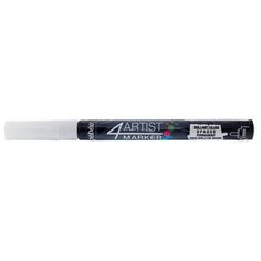 Набор художественных маркеров Pebeo 4Artist Marker, на масляной основе, 2 мм, 6 шт, перо круглое, белый