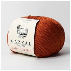 Пряжа Gazzal Baby Cotton (Беби Коттон) арт.3453 60% хлопок, 40% акрил 50г 165м 10шт