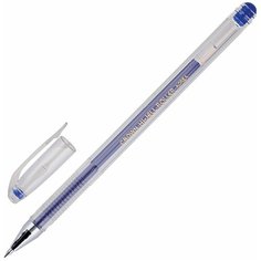 Ручка гелевая стандарт Crown HJR-500B, синяя, узел 0.5 мм