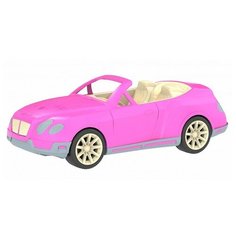 Машинка кабриолет для кукол Нордпласт, розовый, игрушка для девочек