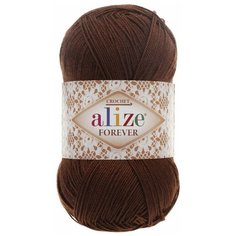 Пряжа ALIZE Forever / 150 каштановый