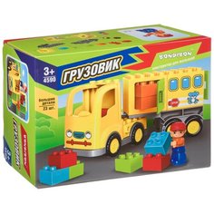 Конструктор Bondibon грузовик, большие детали, 23 шт.