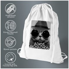 Сумка для обуви CoolPodarok Adios, bichachos кот