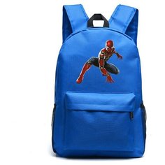 Рюкзак Железный - Человек паук (Spider man) синий №4 Noname