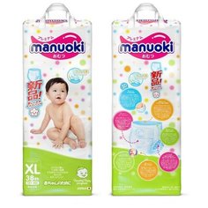 Подгузники-трусики Manuoki XL 12+ кг, 38 шт Wen Yi
