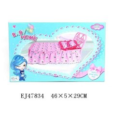 Кроватка для куклы Baby Home 7708-2 КНР