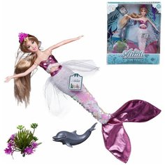 Кукла Junfa Atinil (Атинил) Русалочка в розовом костюме, 28см WJ-22334
