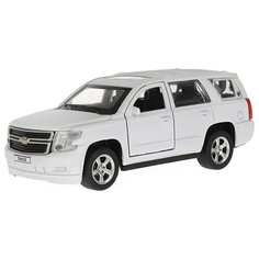 Внедорожник ТЕХНОПАРК Chevrolet Tahoe 1:32, 12 см, белый матовый