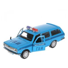 Машинка ТЕХНОПАРК ГАЗ-2402 Волга Полиция (2402-12РОL) 1:24, 12 см, синий