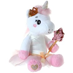 Мягкая игрушка POMPOSHKI "Единорожка", фея, 21 см