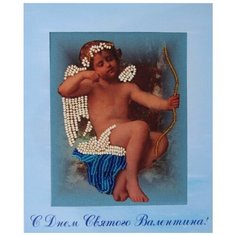 Набор для вышивания бисером "Амур", 17x14 см, Butterfly