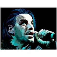 Картина по номерам на холсте Музыка Rammstein Рамштайн Тиль Линдеманн - 7419 Г 30x40