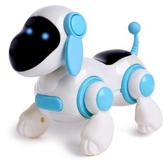 Собачка-робот, WOOW TOYS, "Умный Тобби", ходит, поёт, работает от батареек, цвет голубой