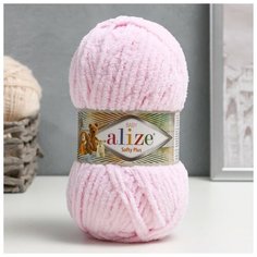 ALIZE Пряжа "Softy Plus" 100% микрополиэстер 120м/100г (31 детский розовый)
