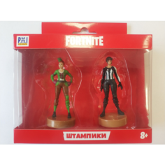Фигурка-штампик Fortnite 7,5 см, серия 2, GREEN CLOVER-WHISTLE WARRIOR по 2 шт в коробочке (FOR5215)