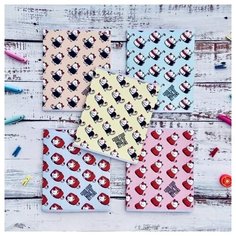 Тетрадь общая Альт, А5 (165 х 203 мм), "котороллы" 48 л, клетка, Арт. 7-48-1180, обложка в ассортименте