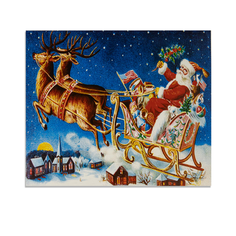 Мозаика алмазная по номерам 40х50см "Веселый Санта" 332-5-309 Egoist