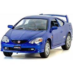Машинка металлическая Kinsmart 1:34 Honda Integra Type R KT5053D инерционная, двери открываются / Синий