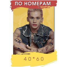 Картина по номерам " Даня Милохин " холст на подрамнике 40 х 60
