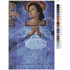 Картина по номерам Y-12 "Репродукция Сальвадора Дали-Гала" 60x90 Brushes Paints