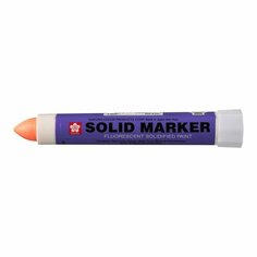 Маркер Solid 13 мм оранжевый флуоресцентный на твердой основе для высоких температур Sakura
