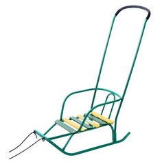 Санки "Ветерок 6", цвет зеленый В6/З2 (7082444) Nika Kids