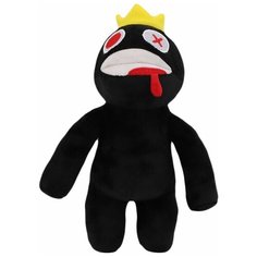 Мягкая игрушка Радужные друзья Rainbow friends Blue черный 20см Pixel Crew