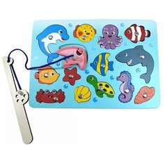 Развивающая игрушка Крона Подводный мир, голубой