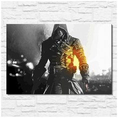 Картина по номерам на холсте игра Assassins Creed Изгой - 11562 Г 60x40