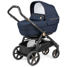 Универсальная коляска Peg-Perego Book SLK Modular, Blue shine, цвет шасси: Black-Matt