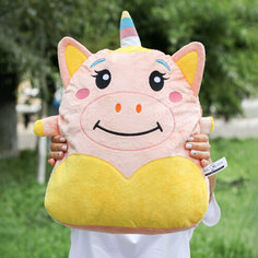 Мягкая игрушка Hugme toys «Единорог», 40 см, розовый I Like Gift