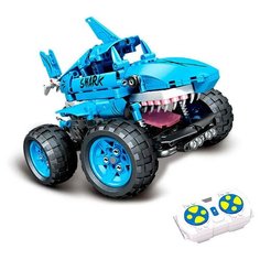 Конструктор на радиоуправлении / Shark Monster Truck / Гигантская акула / 546 деталей Sembo Block