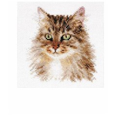 Набор для вышивания "Сибирская кошка" 11 х 12 см Алиса