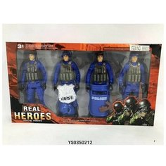 Набор солдатиков 88802 полицейские в коробке КНР