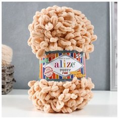 Пряжа "Puffy fine" 100% микрополиэстер 14,5м/100г (310 медовый) Alize