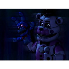 Плакат, постер на бумаге Five Nights at Freddy s/фнаф/игровые/игра/компьютерные герои персонажи. Размер 21 х 30 см