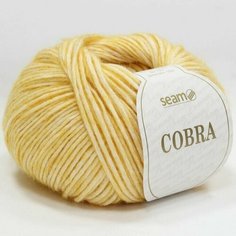 Пряжа Seam Cobra Сеам Кобра 11, 70% хлопок 21% мериносовая шерсть 9% альпака, 50 г, 100 м, 5 мотков.