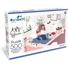 Пазл Origami Медитация (07891), 500 дет., 3.8х29.2х19 см, разноцветный