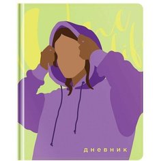 Дневник 1-11 кл. 48л. Лайт Greenwich Line "Brightcolor", иск. кожа, печать, 3D-лак, тон. блок, ляссе