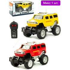 Машинка игрушка на радиоуправлении 1:24 Джип Hummer Off-Road (вперед+назад с разворотом) 2013-5D / Микс Enkara