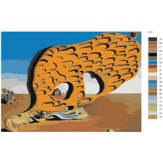 Картина по номерам Y-15 "Репродукция Сальвадора Дали-Загадка желания " 70x110 Brushes Paints